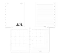 MAY PAPER CO. Agenda mensile 2026/2027, datata con note, mese su 2 pagine, formato classico Happy Planner, luglio 2026 - giugno 2027, inserto di ricarica per agenda, inizio lunedì, mesi separabili