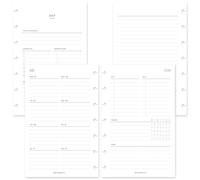 MAY PAPER CO. Agenda settimanale 2026/2027, con datazione, settimana su 2 pagine, con tracker, formato mini Happy Planner, luglio 2026-giugno 2027, inserto di ricarica per planner