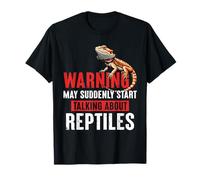 May Suddenly Start Talking About Rettile Bearded Dragon Maglietta