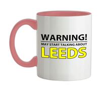 May Talk About Leeds - Ceramica Mug - United Regali Bianchi Elland Strada Fan