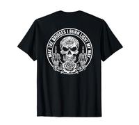 May The Bridges I Burn Light My Way Funny Goth Gothic Skull Maglietta