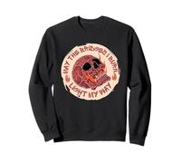 May The Bridges I Burn Light My Way Skull Gothic Graphic Felpa