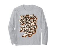 May The Bridges I Burn Light My Way Vintage Anni '70 Maglia a Manica