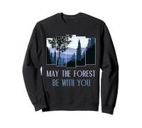 May The Forest BE with You, Maglietta Nature Lover Earth Day Felpa
