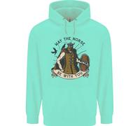 May The Norreno Be With You Divertente Viking Bambini Felpa con Cappuccio