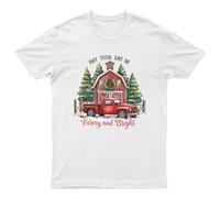 May Your Day Be T-Shirt Unisex Regalo Retrò Stagionale Divertente Natale...
