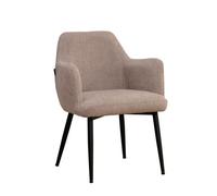 Maya 1R, Sedia, Supporto Nero, Fodera Grigio Talpa (01)