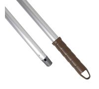 Maya Bastone in alluminio anodizzato, 1,40 m. Leggero, resistente e professionale. Manico e filettatura in polipropilene (colore marrone)