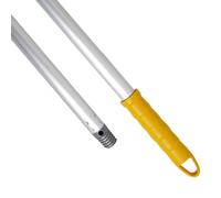 Maya Bastone in alluminio anodizzato, 1,40 m. Leggero, resistente e professionale. Manico e filettatura in polipropilene (colore giallo)