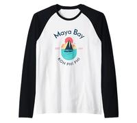 Maya bay Koh Phi Phi Thailandia Maglia con Maniche Raglan