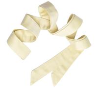 Maya Deluxe Womens Belt Ladies Satin Sash Waist Tie Ribbon Bow Accessory for Bridesmaids Bridal Wedding Prom Evening Occasion Cintura, Lemon, S-M da Donna