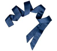 Maya Deluxe Womens Belt Ladies Satin Sash Waist Tie Ribbon Bow Accessory for Bridesmaids Bridal Wedding Prom Evening Occasion Cintura, French Navy, L-XL da Donna