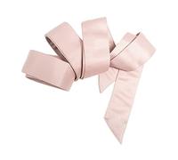 Maya Deluxe Womens Belt Ladies Satin Sash Waist Tie Ribbon Bow Accessory for Bridesmaids Bridal Wedding Prom Evening Occasion Cintura, Frosted Pink, L-XL da Donna