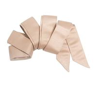 Maya Deluxe Womens Sash Belt Ladies Satin Sash Waist Tie Ribbon Bow Accessory for Bridesmaids Bridal Wedding Prom Evening Occasion, cintura Da donna, Taupe Blush, L-XL