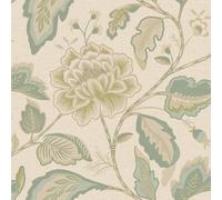 Maya Floreale Foglia Percorso Parati Trama Vinile Botanico Belgravia 1722 Crema