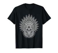 Maya Indigeno Guerriero Giaguaro Patrimonio Messicano Azteco Maglietta