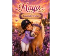 Maya: Lavender Fields Lined Notebook: Beautiful Lavender Pony Journal | Wide Ruled Notebook for Girls, Kids & Teens