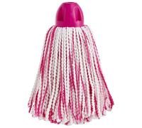 MAYA LIGHT PRO Mop. Pulizia Efficace e Duratura per Superfici Lisce. 100% Microfibra. Super Assorbente e Facile da Strizzare. Filo Universale. Confezione da 1 Mop (Fucsia)