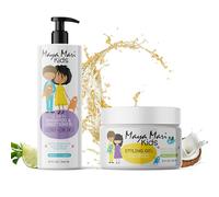 MAYA MARI Shampoo e balsamo 2 in 1 per bambini con formula anti-lacrime e gel per capelli aggiuntivo: perfetto per le routine quotidiane di cura dei capelli di bambini e ragazze.