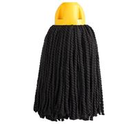 MAYA MAX PRO Mop. Pulizia Efficace e Duratura per Superfici Lisce. 100% Microfibra. Extra Assorbente e Facile da Strizzare. Filo Universale. Confezione da 1 Mop (Manica Giallo)