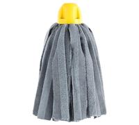 MAYA Mop MAX PRO Strips. Pulizia per Tutti i Tipi di Pavimento. Super Assorbenti e Antigraffio. Filo Universale. 100% Microfibra. Confezione da 1 Mop (Giallo)