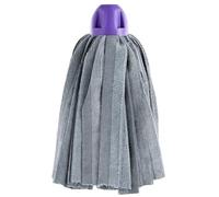 MAYA Mop MAX PRO Strips. Pulizia per Tutti i Tipi di Pavimento. Super Assorbenti e Antigraffio. Filo Universale. 100% Microfibra. Confezione da 1 Mop (Viola)