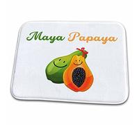 Maya Papaya - Cute Nickname First Name Rhyme Sweet Happy Fruit Typography Zerbino Ingresso Confortevole Tappeto Entrata Morbido Tappeti Da Bagno Per Corridoio Cucina Interno 40X60 Cm