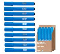 Maya Pennarello Non Permanente DW. Antibatterico e Rilevabile. Prodotto in Polipropilene Alimentare. Conforme alle Normative HACCP, BRC e UE/FDA. 10 Pz (Inchiostro Nero)