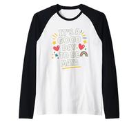 Maya Personalized Retro Girls Custom Maya Name Maglia con Maniche Raglan