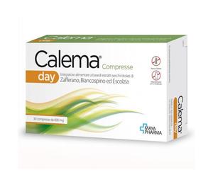 Maya Pharma CALEMA DAY 30 COMPRESSE DA 600 MG SENZA GLUTINE NATURALMENTE PRIVO DI LATTOSIO