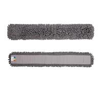 MAYA Ricambio per scopa in microfibra professionale da 100 cm. Alta efficienza nella pulizia a secco e umido. 100% microfibra