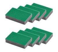 MAYA Spugna EVO Professional XL. Tutte le Superfici. Pulisce senza Graffiare. Non Lascia Residui di Fibre. Lavabile in Lavatrice. Dimensioni 9x13,5x2,6 cm. Confezione da 8 Unità (Verde)
