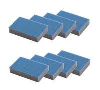 MAYA Spugna EVO Professional XL. Tutte le Superfici. Pulisce senza Graffiare. Non Lascia Residui di Fibre. Lavabile in Lavatrice. Dimensioni 9x13,5x2,6 cm. Confezione da 8 Unità (Blu)