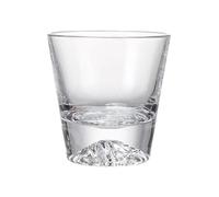 Maya Star - Bicchiere da whisky trasparente in stile giapponese, spesso usato in bicchieri da birra scozzese, whisky, cocktail, - Monte Fuji Dottom A1 tridimensionale