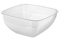 Maya strumenti professionali 031239T Square Bowl Pearl Nº2, 3 litri, trasparente