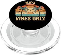 MAYA Vibes Only Cute Retro Girls MAYA Name PopSockets PopGrip per MagSafe
