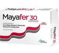 Mayafer 30 Complex Integratore Ferro e Acido Folico 30 Capsule