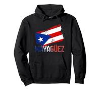 Mayagüez Città Puerto Rico Bandiera Vintage Roots Boricua Felpa con Cappuccio