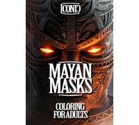 Mayan Masks for Adults: A Colorful Journey Into The Mysterious World for Stress Relief & Relaxation: Iconic Coloring books for Adults