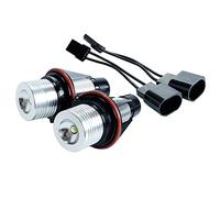 MAYANGYANG Angel Eyes 2Pcs Angel Eyes Luci di Posizione Lampadine Fit Use for E39 E53 E60 E61 E63 E64 E65 E66 E87 525i 530i Xi 545i M5 Error Free 2 * 5W(Yellow)