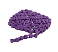 MAYANGYANG Catena MTB Bicicletta Singola Colorata a Catena Fissa 96 Maglie 1/2" X 1/8", Viola Catena Bici 7 velocità