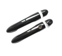 MAYANGYANG Maniglia Portiera Adatta all'utilizzo for Renault Megane 2 II Mk2 Accessori manico for for manici for rivestimenti coperte for imitazioni in plastica in fibra di carbonio(2DC1K1)