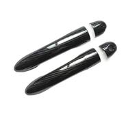 MAYANGYANG Maniglia Portiera Adatta all'utilizzo for Renault Megane 2 II Mk2 Accessori manico for for manici for rivestimenti coperte for imitazioni in plastica in fibra di carbonio(2DC1)