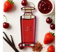 Mayar Cherry Intense 100ml Eau de Parfum unisex Nota di testa: Fragola, BergamottoNota di cuore: marmellata di ciliegie, cacaoNote di fondo: Vaniglia, Ambra, Patchouli- Mayar Cherry è una fragranza fe