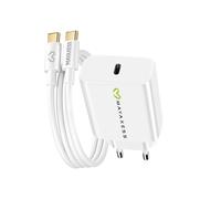 Mayaxess, Caricatore da parete per Galaxy A33 20W + Cavo USB-C 1m, Bianco
