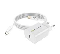 Mayaxess, Caricatore da parete per Galaxy S20 Fe 20W + Cavo USB-C 1m, Bianco