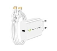 Mayaxess, Caricatore da parete per Galaxy Z Fold 5 20W + Cavo USB-C 1m, Bianco