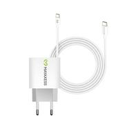 Mayaxess, Caricatore da parete per Pixel 7a 20W + Cavo USB-C 1m, Bianco