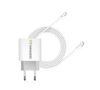 CARICABATTERIE DA MURO AVIZAR HFVIRTPX8A, Samsung, Apple, dispositivi Android e iOS con USB-C Samsung, Apple da 20 W, Bianco