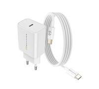 Mayaxess, Caricatore da parete per Xiaomi 14T 20W + Cavo USB-C 1m, Bianco